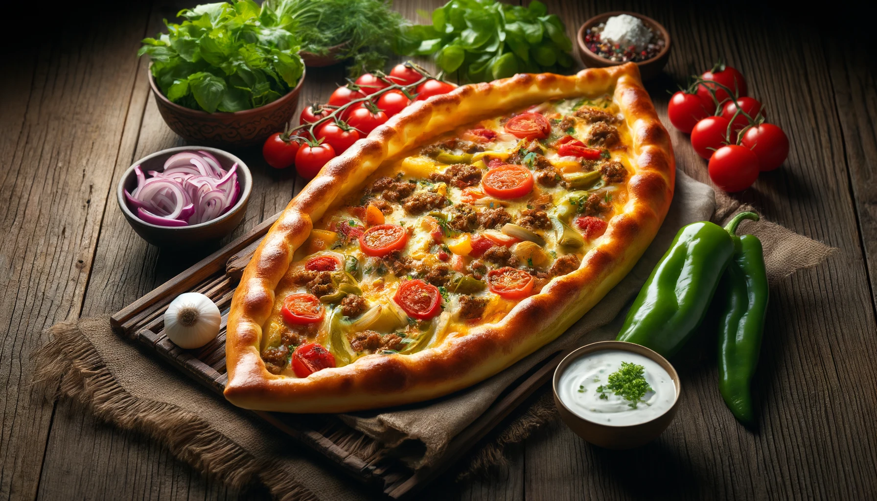 Opskrift på Pide – Tyrkisk pizza